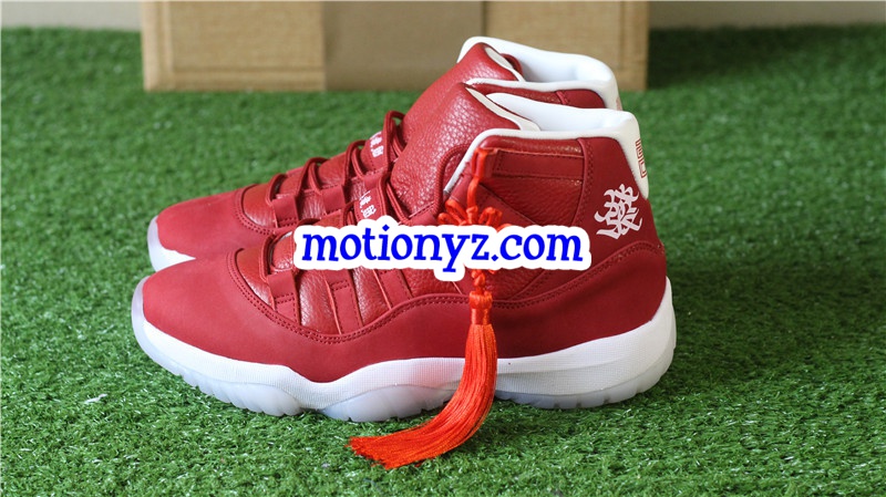 Authentic Air Jordan 11 Retro Chinese New Year Red